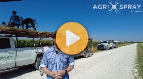 Agri spray drones — trailer setup