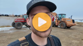 Work on a Sask. dairy farm