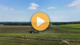 Baling hay