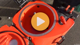Kubota XTS3 Sprayer Induction Bowl In Action