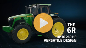 Redesigned John Deere tractors
