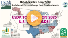 USDA too high on 2026 crop yields