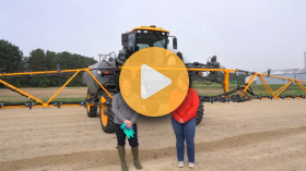 Field sprayer calibration