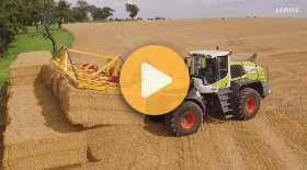 CLAAS equipment in action