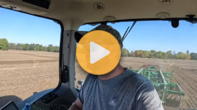 Trying out John Deere equipment