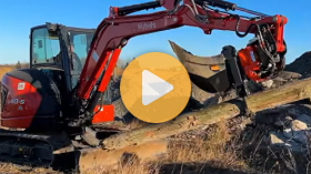 Operating the new Kubota Tiltrotator