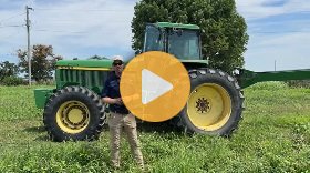 Autosteering demo from Agri Spray Drones
