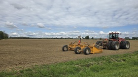 Another PTx Trimble Fieldlevel II field finished with stones removed and better drainage created.