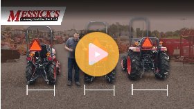 Kubota narrow tractors compared | B2401, L3520 & L4802 side by side