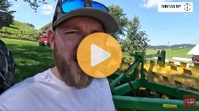 Battling compaction with the RanchWorx Aerator! No-till farming!