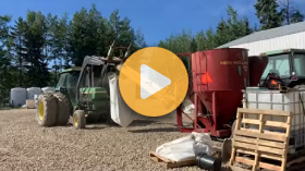 Hauling wheat, fixing grain bins and podcasting