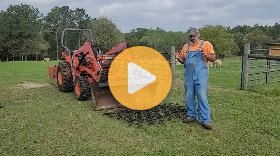 A chain harrow is a game changer