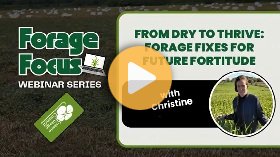 From Dry to Thrive: Forage Fixes for Future Fortitude