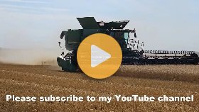 2025 John Deere S780 spring wheat harvest