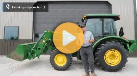 Pre-release John Deere 5075E hydro horsepower & display settings