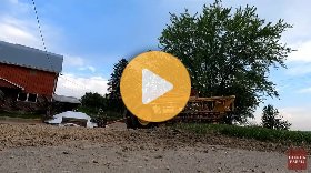 Chopping hay on a small dairy farm l Breaking down before we start