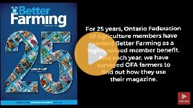 Better Farming Ontario - Proudly serving the world's best farmers for over 25 years