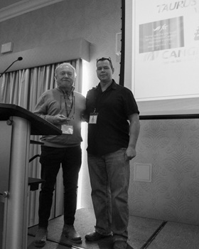 Here’s spud in your eye! Congrats to Harry Bradley for 15+ years as Chair of the Process Council and many more as councillor and director on the Ontario Potato Board.