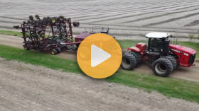 550 HP tractor vs mud