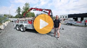 N&N dump trailer + Jolex grapple = insane productivity