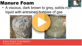 Foaming manure safety, science, and solutions