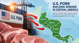 U.S. pork exports surge in Central America as demand reaches record levels